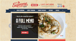 Desktop Screenshot of eatsupremepizza.com