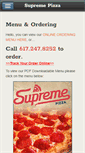 Mobile Screenshot of eatsupremepizza.com